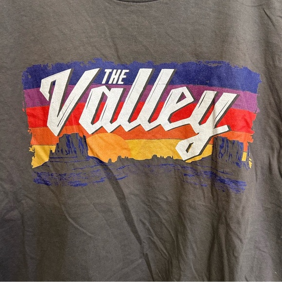 Phoenix Suns The Valley Gray T Shirt Men’s XL NBA Graphic Tee Extra Large - Picture 2 of 6